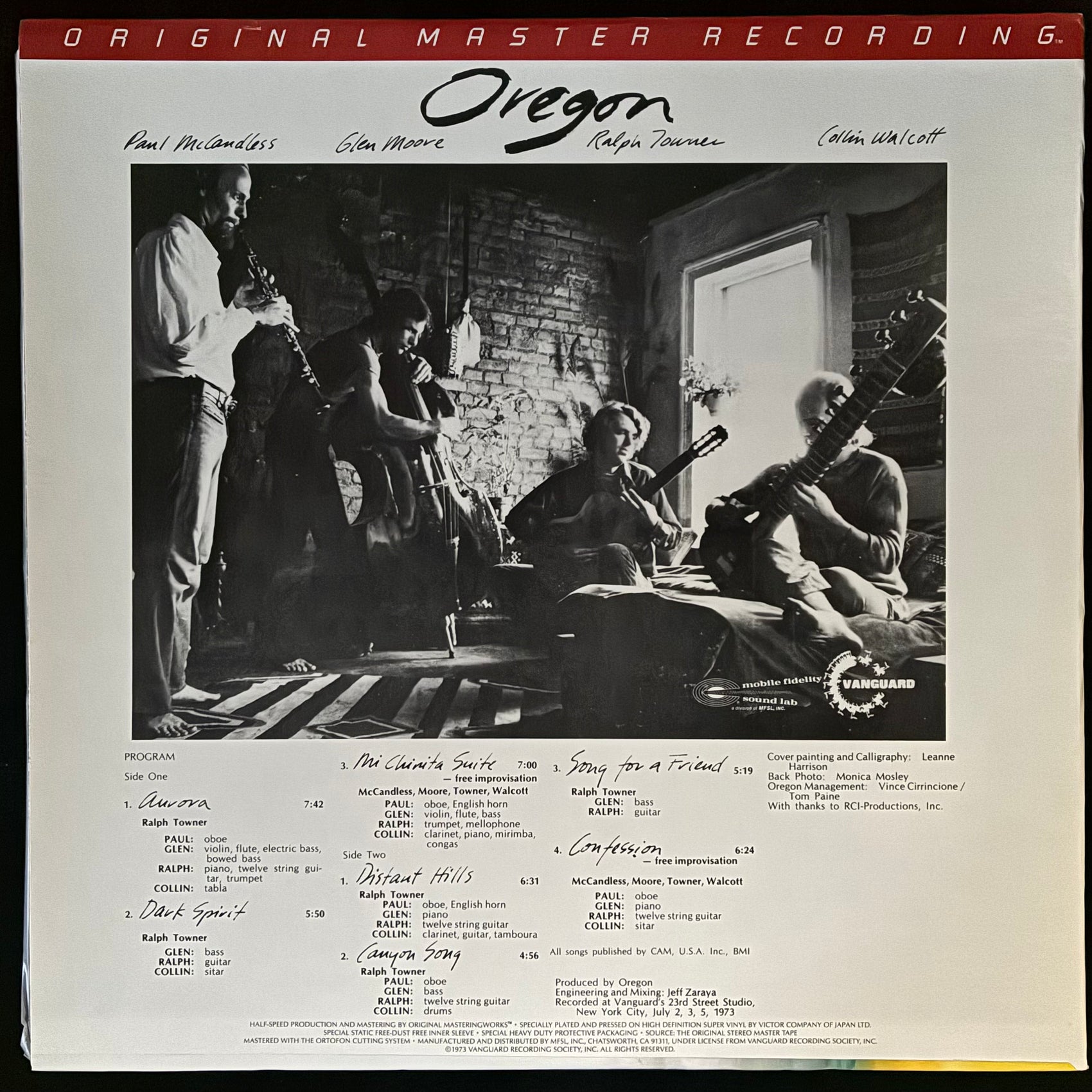 OREGON - DISTANT HILLS (MFSL) (USED VINYL 1981 US M-/M-)