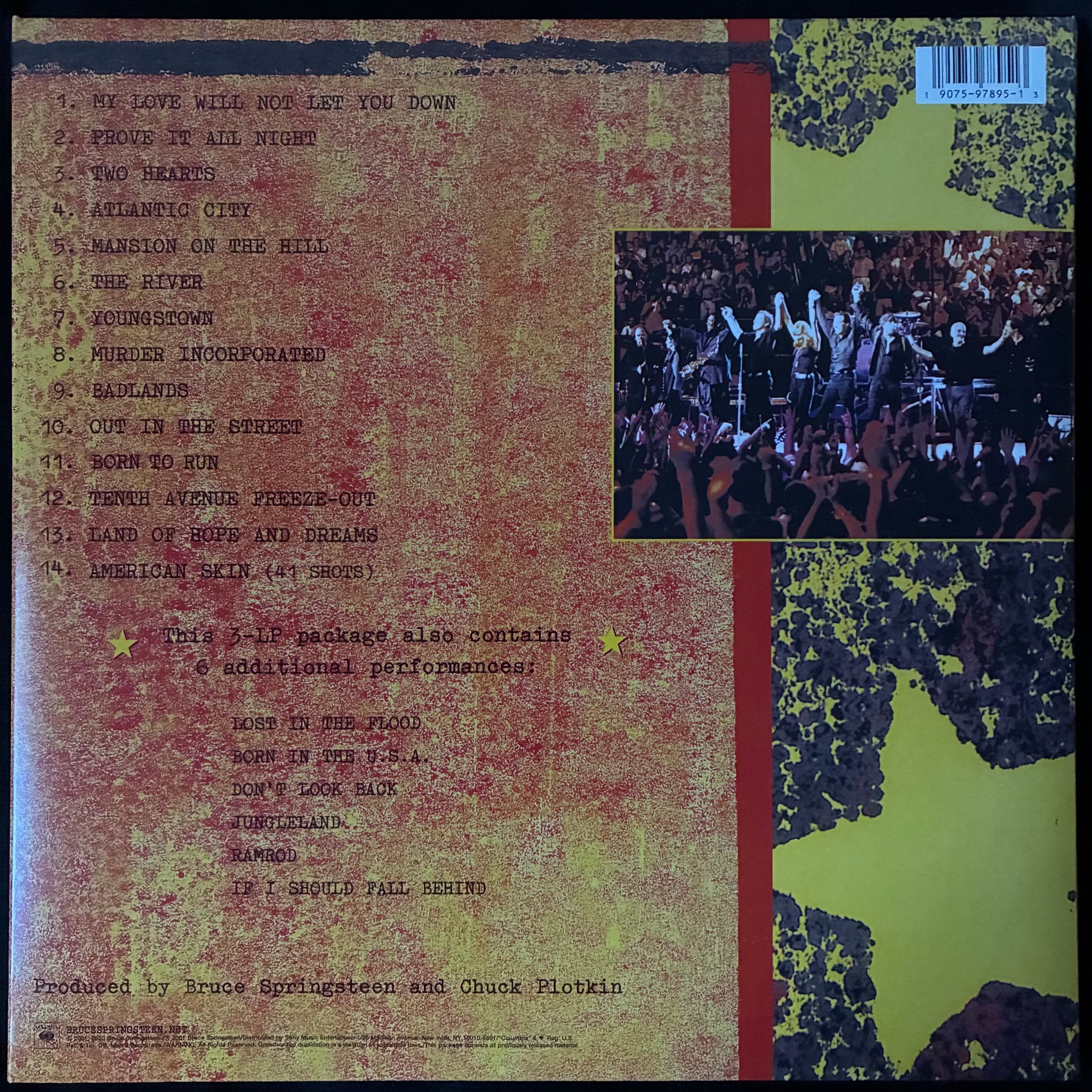 BRUCE SPRINGSTEEN & THE E STREET BAND - LIVE IN NEW YORK CITY (3LP) (USED VINYL 2020 US M-/M-)