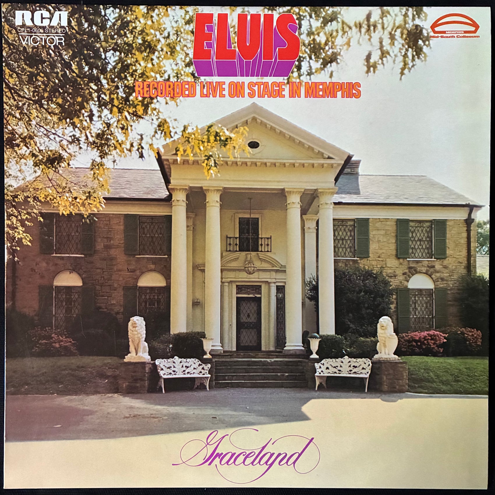ELVIS PRESLEY - RECORDED LIVE ON STAGE IN MEMPHIS (USED VINYL 1977 AUS M-/M-)
