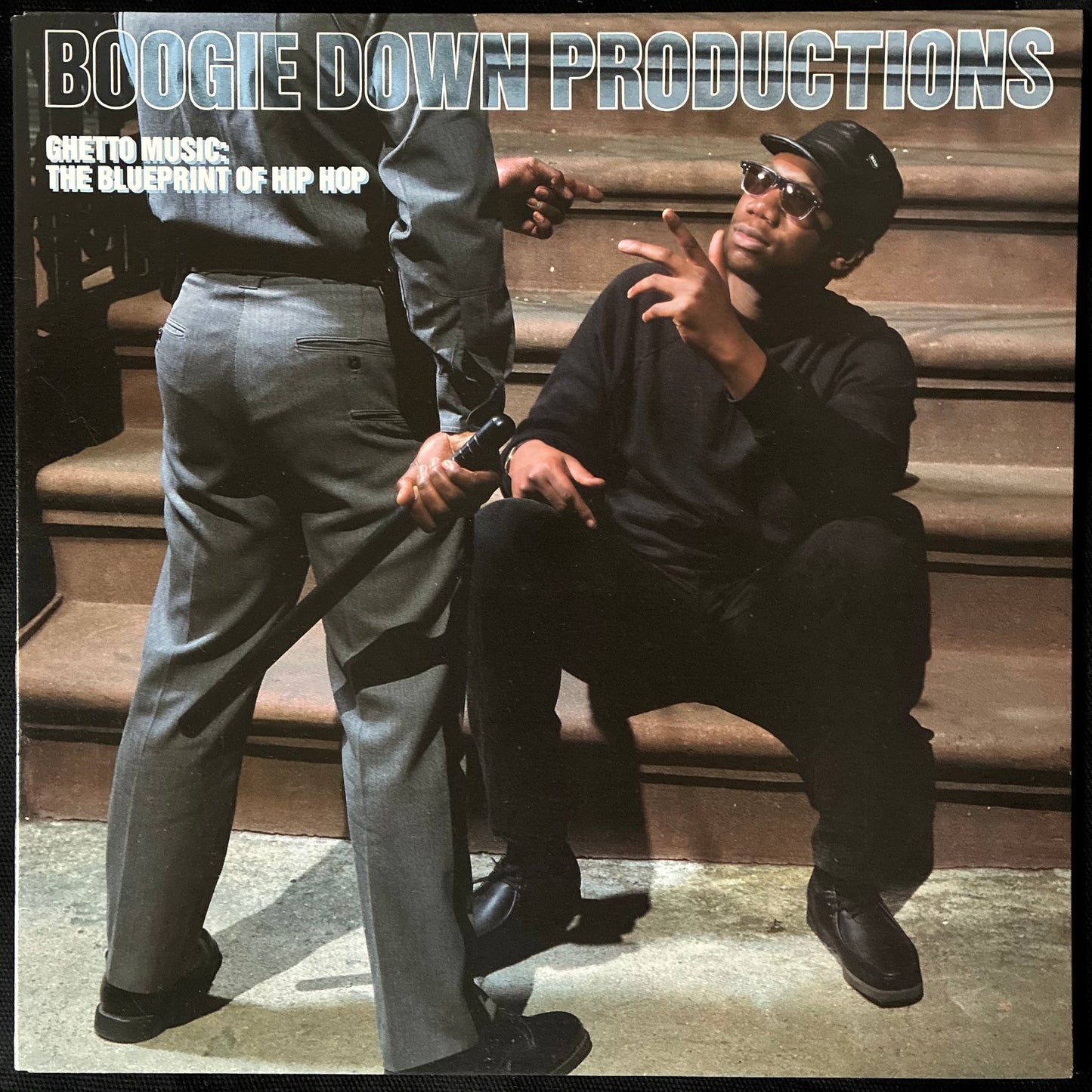 BOOGIE DOWN PRODUCTIONS - GHETTO MUSIC : THE BLUEPRINT OF HIP HOP (FIRST PRESSING) (USED VINYL 1989 AUS M-/M-)