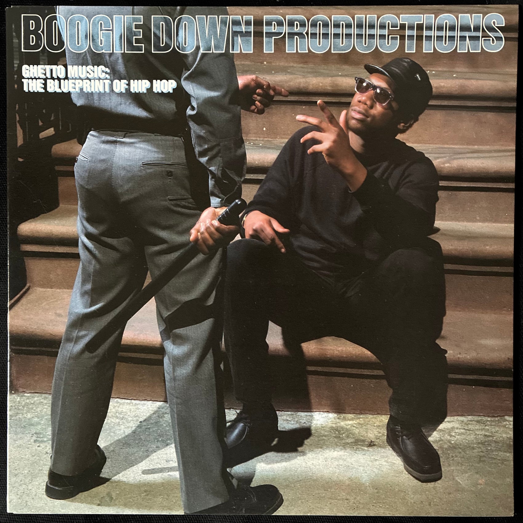 BOOGIE DOWN PRODUCTIONS - GHETTO MUSIC : THE BLUEPRINT OF HIP HOP (FIRST PRESSING) (USED VINYL 1989 AUS M-/M-)