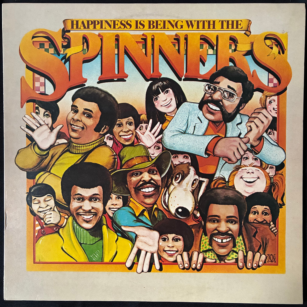 SPINNERS - HAPPINESS IS BEING WITH THE SPINNERS (USED VINYL 1976 NZ M-/M-)