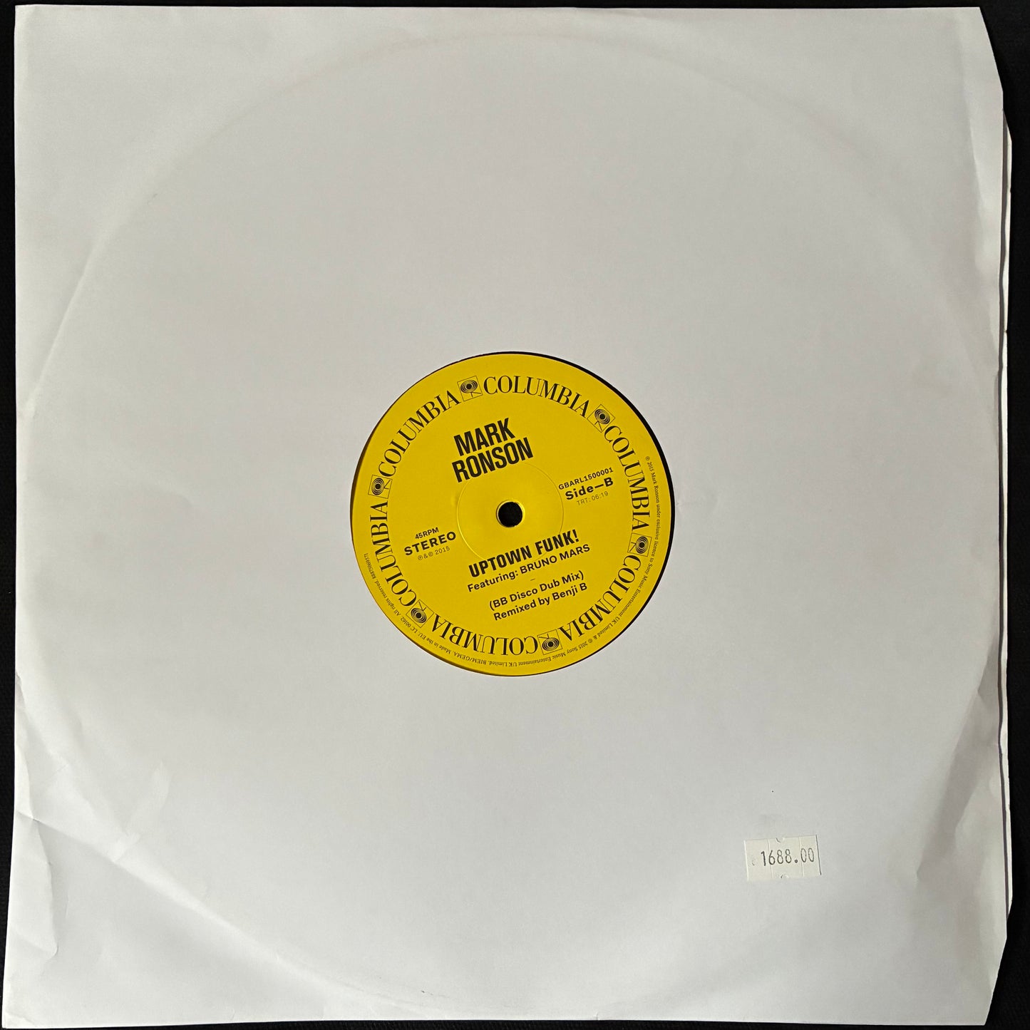 MARK RONSON FEAT. BRUNO MARS - UPTOWN FUNK! (12") (USED VINYL 2015 UK/EU M-)