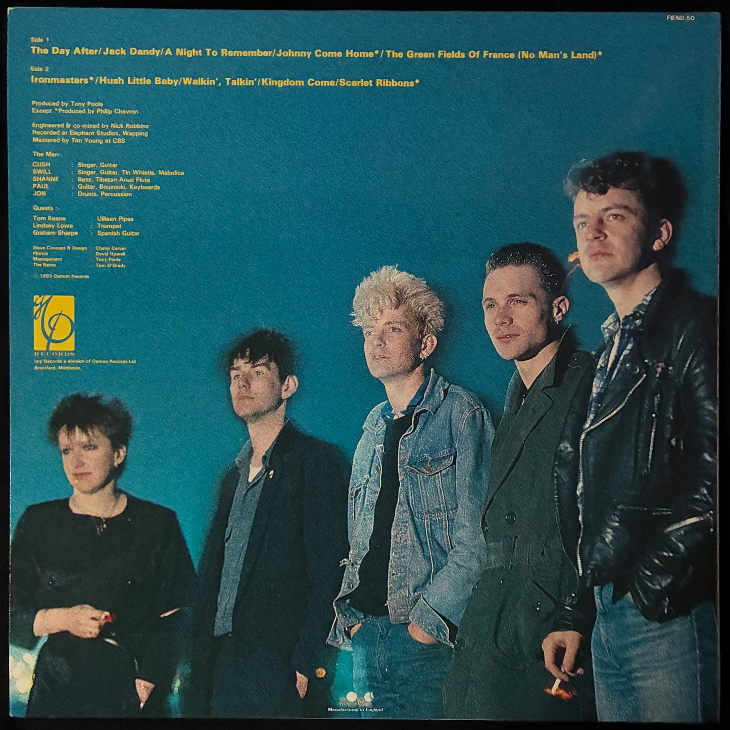 MEN THEY COULDN'T HANG - NIGHT OF A THOUSAND CANDLES (USED VINYL 1985 UK M-/EX+)