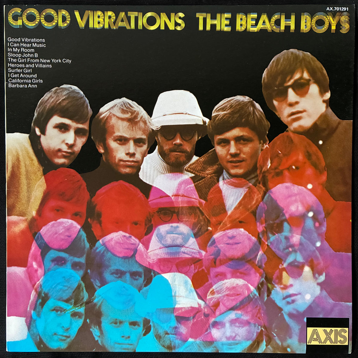BEACH BOYS - GOOD VIBRATIONS (USED VINYL 1988 AUS M-/M-)