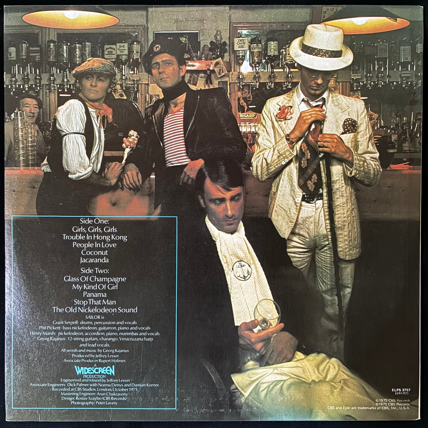 SAILOR - TROUBLE (USED VINYL 1975 AUS M-/EX+)