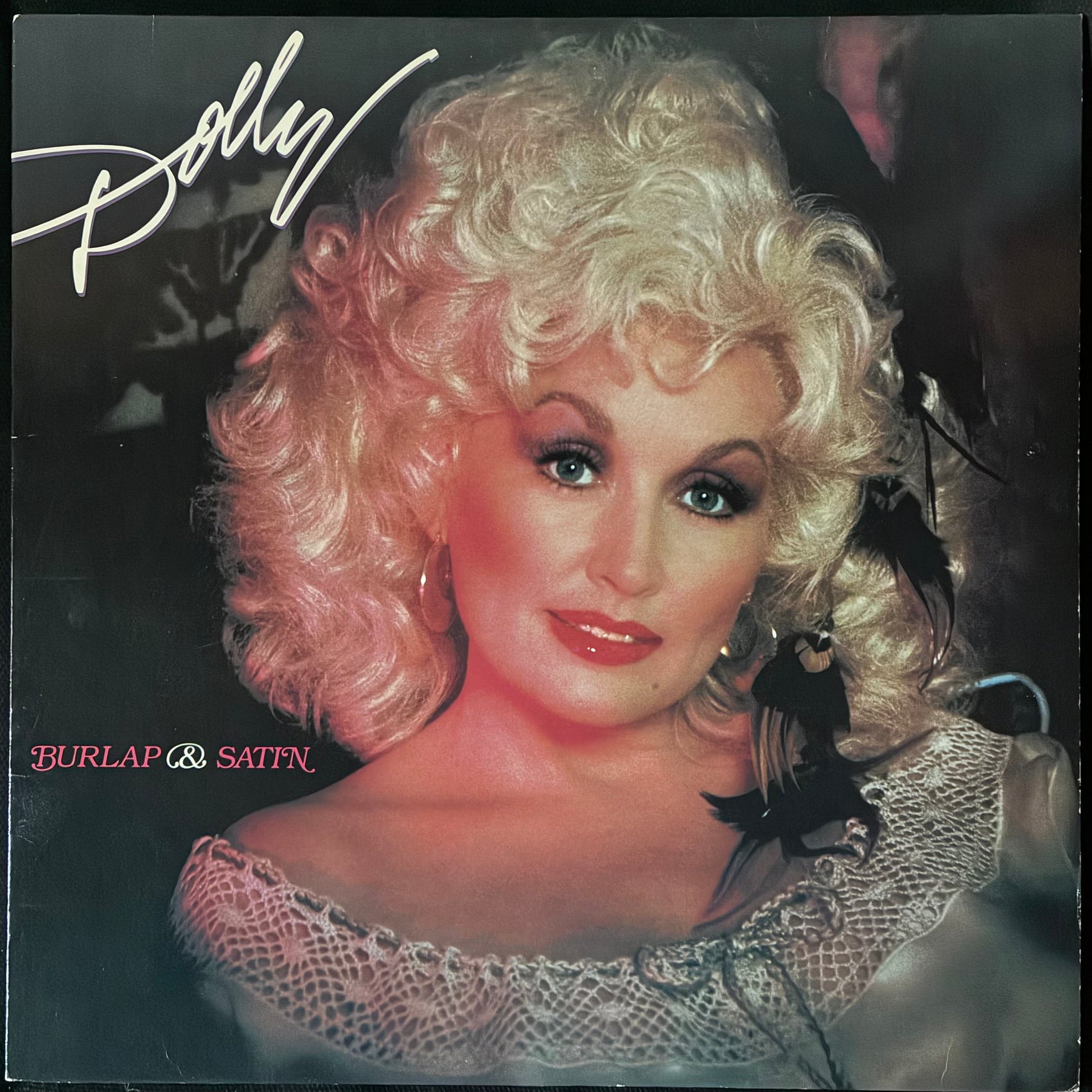 DOLLY PARTON - BURLAP AND SATIN (USED VINYL 1983 US M-/M-)