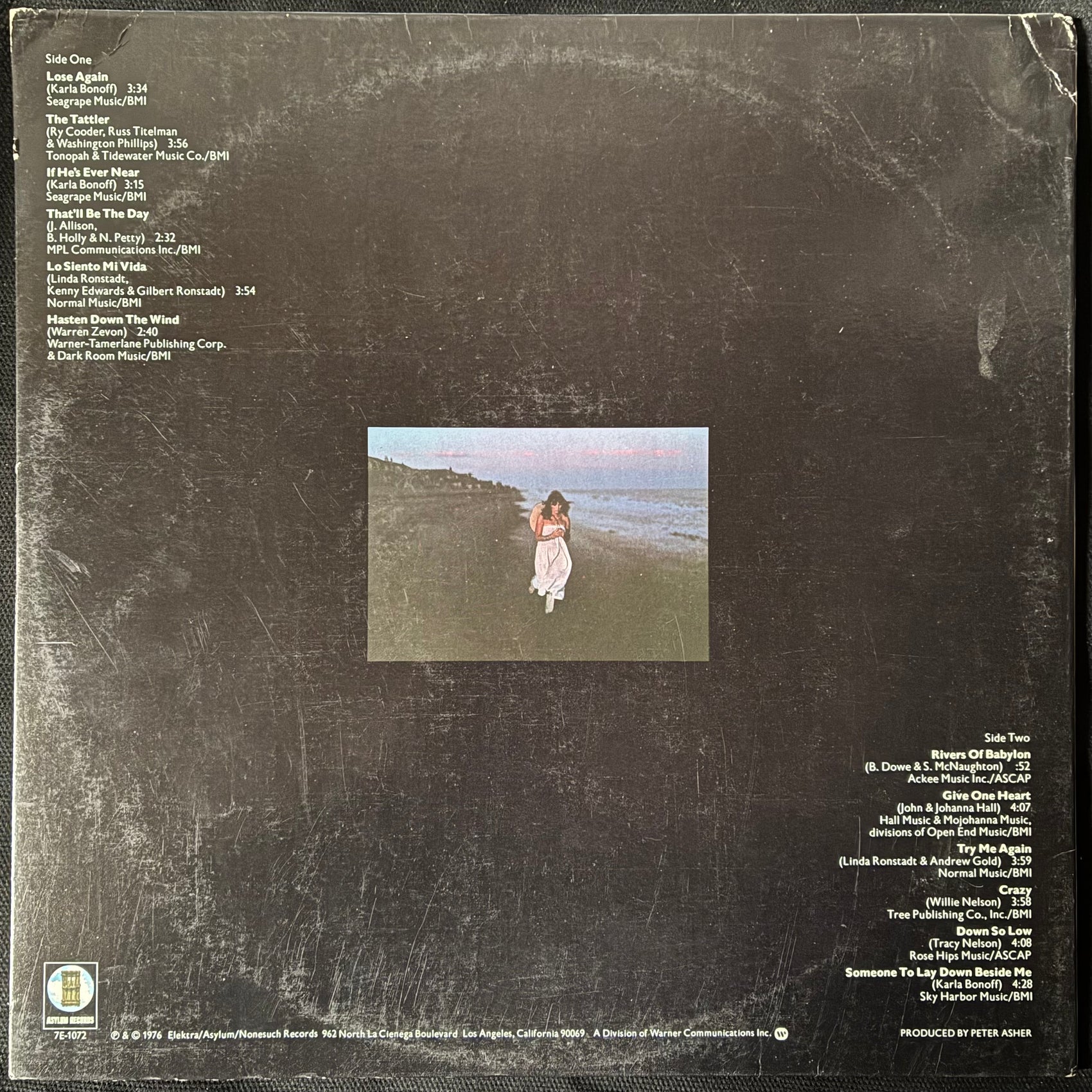 LINDA RONSTADT - HASTEN DOWN THE WIND (USED VINYL 1976 US EX+/EX)