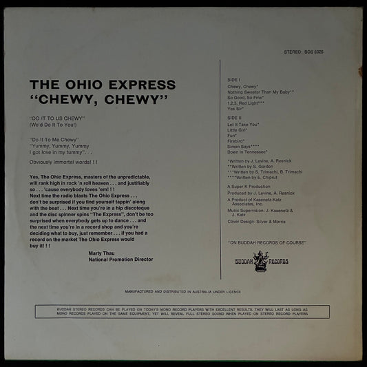 OHIO EXPRESS - CHEWY, CHEWY (USED VINYL 1968 AUS EX+/EX+)