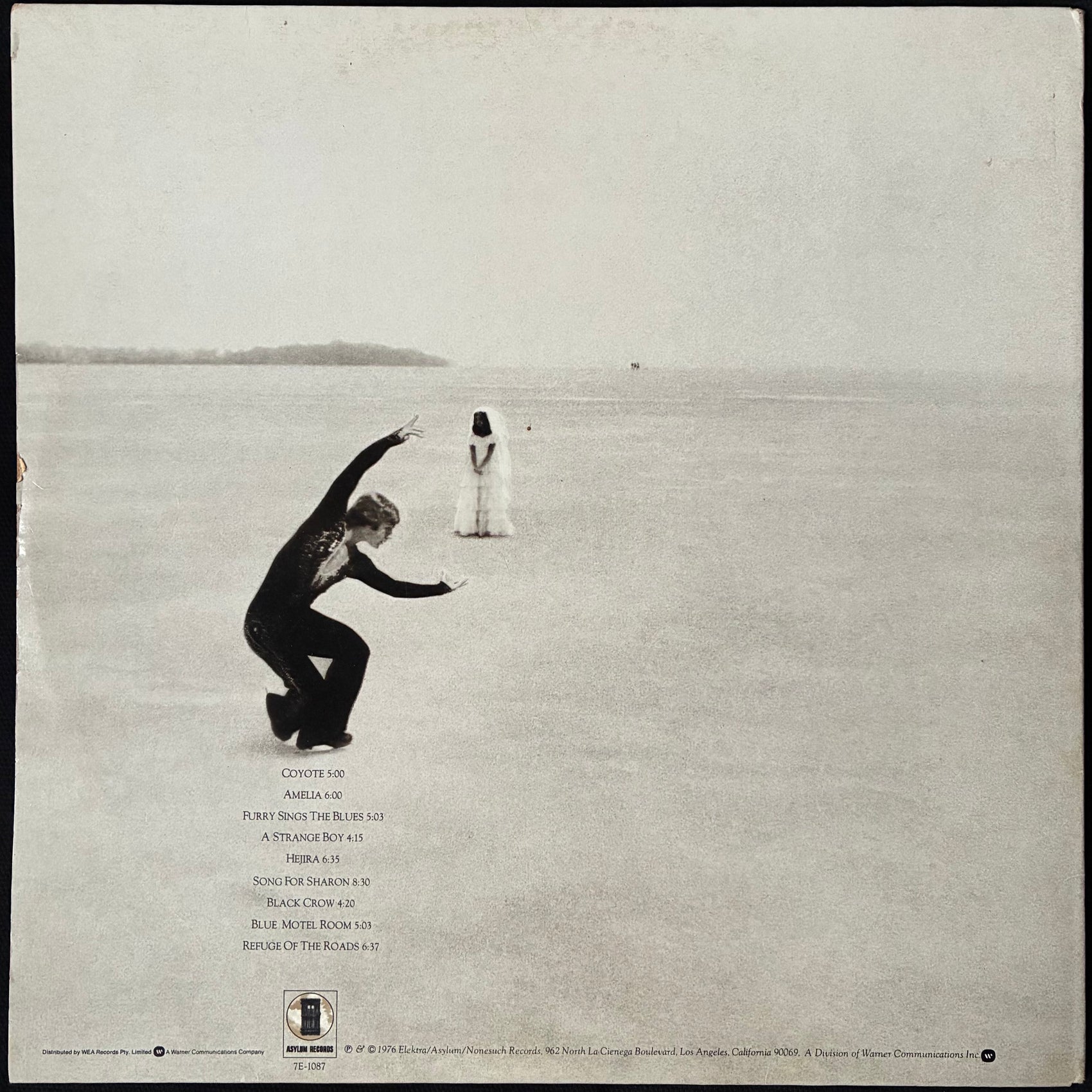 JONI MITCHELL - HEJIRA (USED VINYL 1976 AUS EX+/EX+)