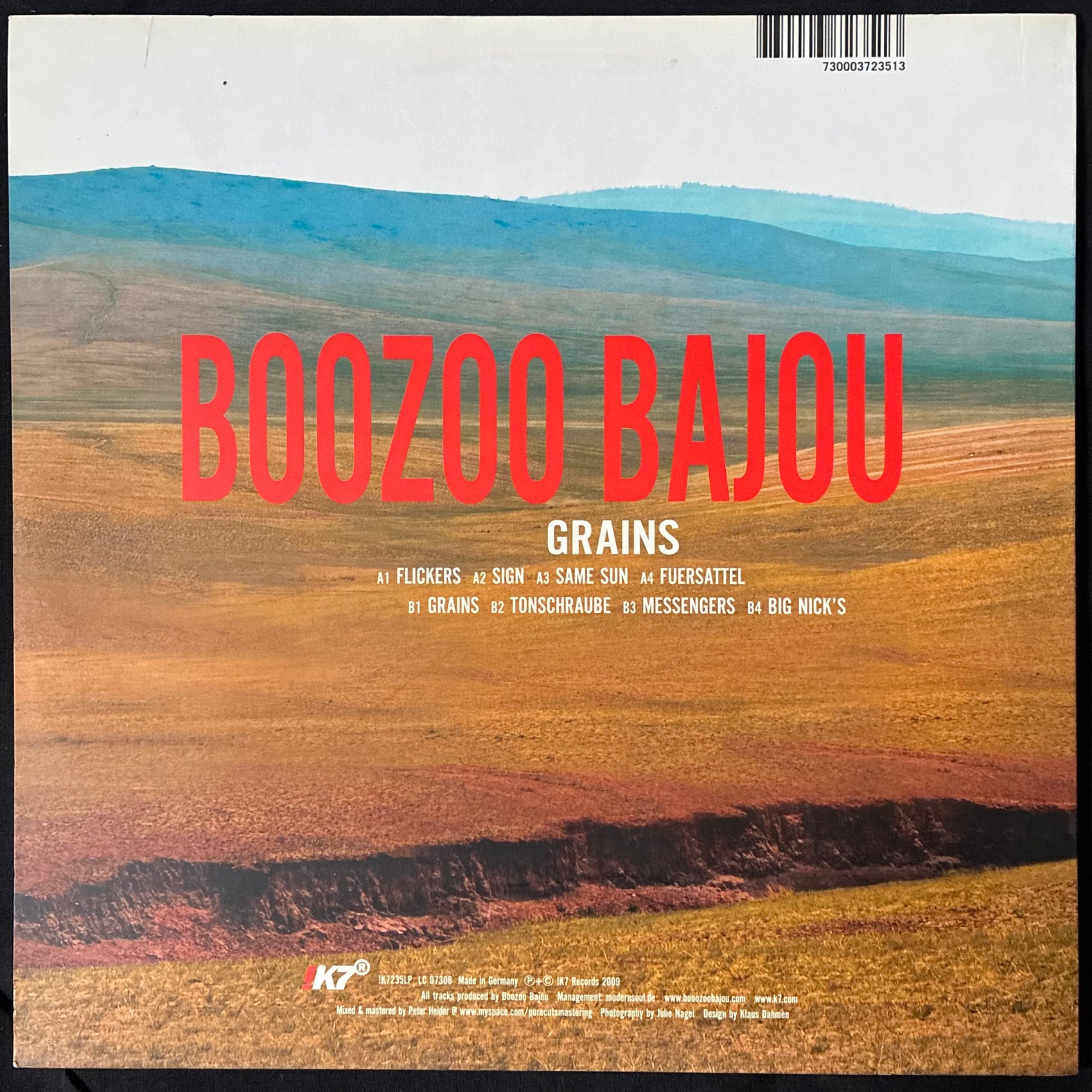 BOOZOO BAJOU - GRAINS (USED VINYL 2009 GERMANY EX+/EX+)