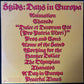 SKIDS - DAYS IN EUROPA (USED VINYL 1979 AUS M-/M-)