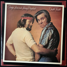 Load image into Gallery viewer, GEORGE JONES AND JOHNNY PAYCHECK - DOUBLE TROUBLE (USED VINYL 1980 US EX/EX+)
