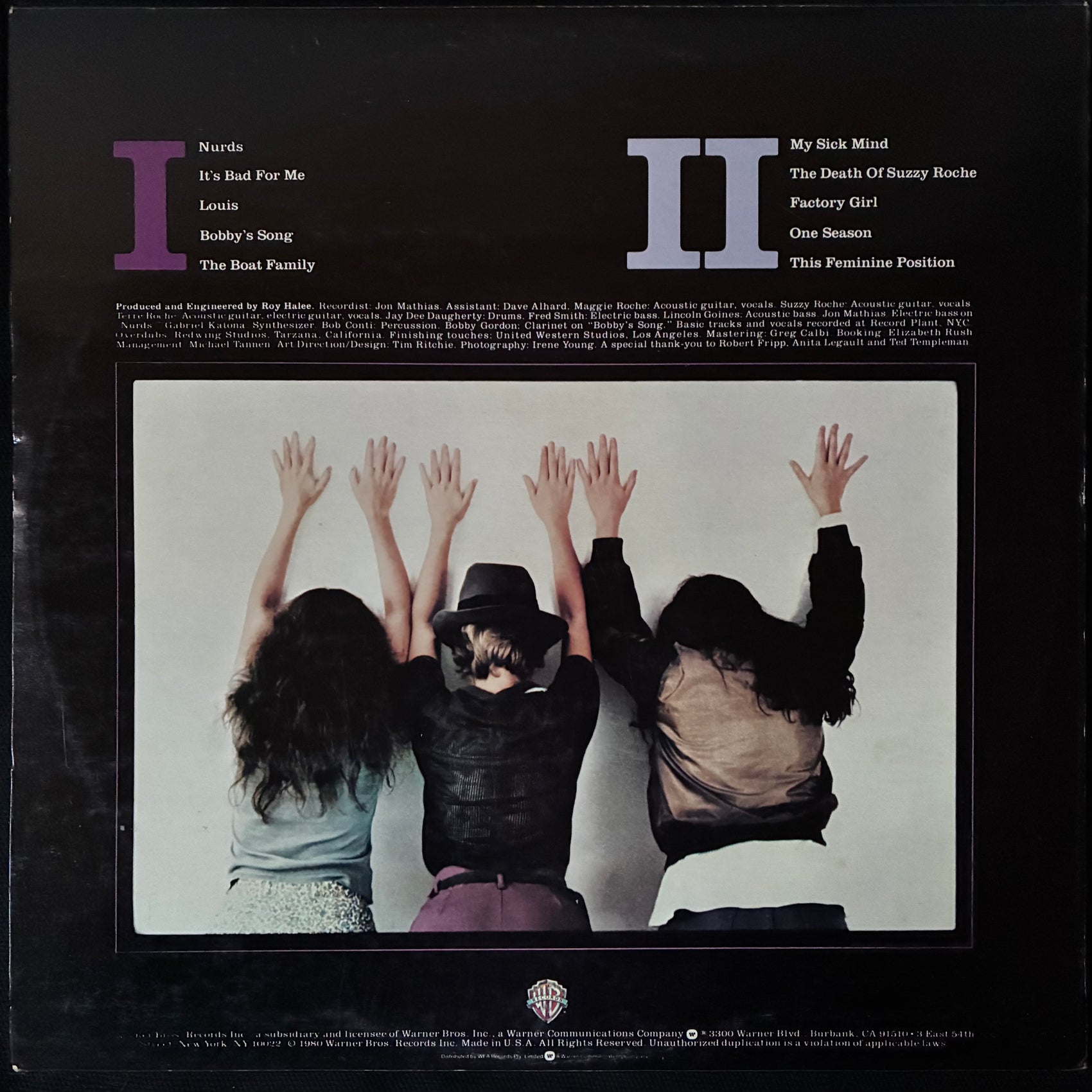 ROCHES - NURDS (USED VINYL 1980 AUS M-/EX)