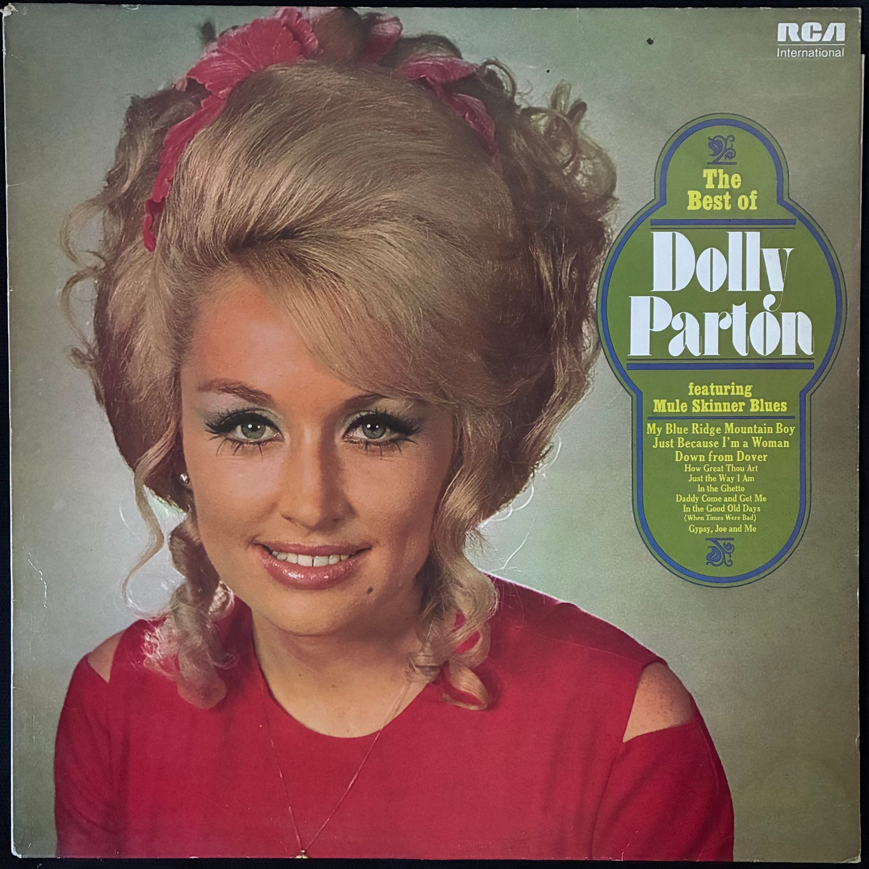 DOLLY PARTON - THE BEST OF DOLLY PARTON (USED VINYL 1981 UK M-/EX)