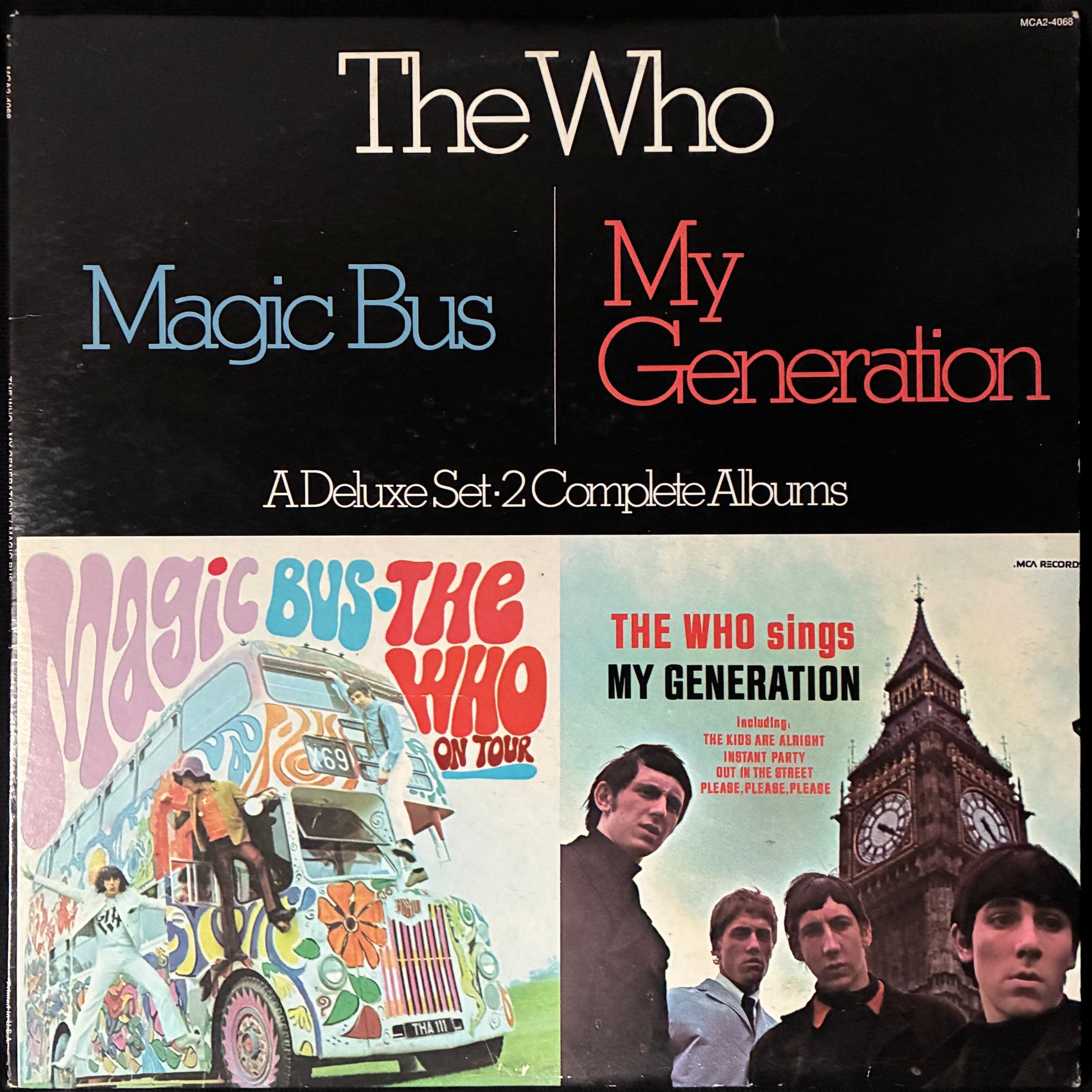 WHO - MY GENERATION/MAGIC BUS (2LP) (USED VINYL 1974 US M-/EX+)