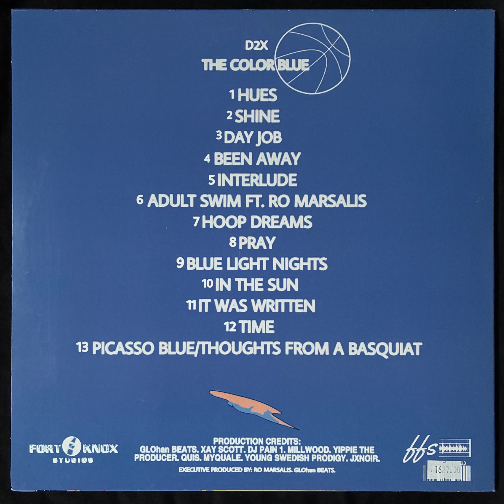 D2X - THE COLOR BLUE (BLUE COLOURED) (USED VINYL 2023 US M-/EX+)