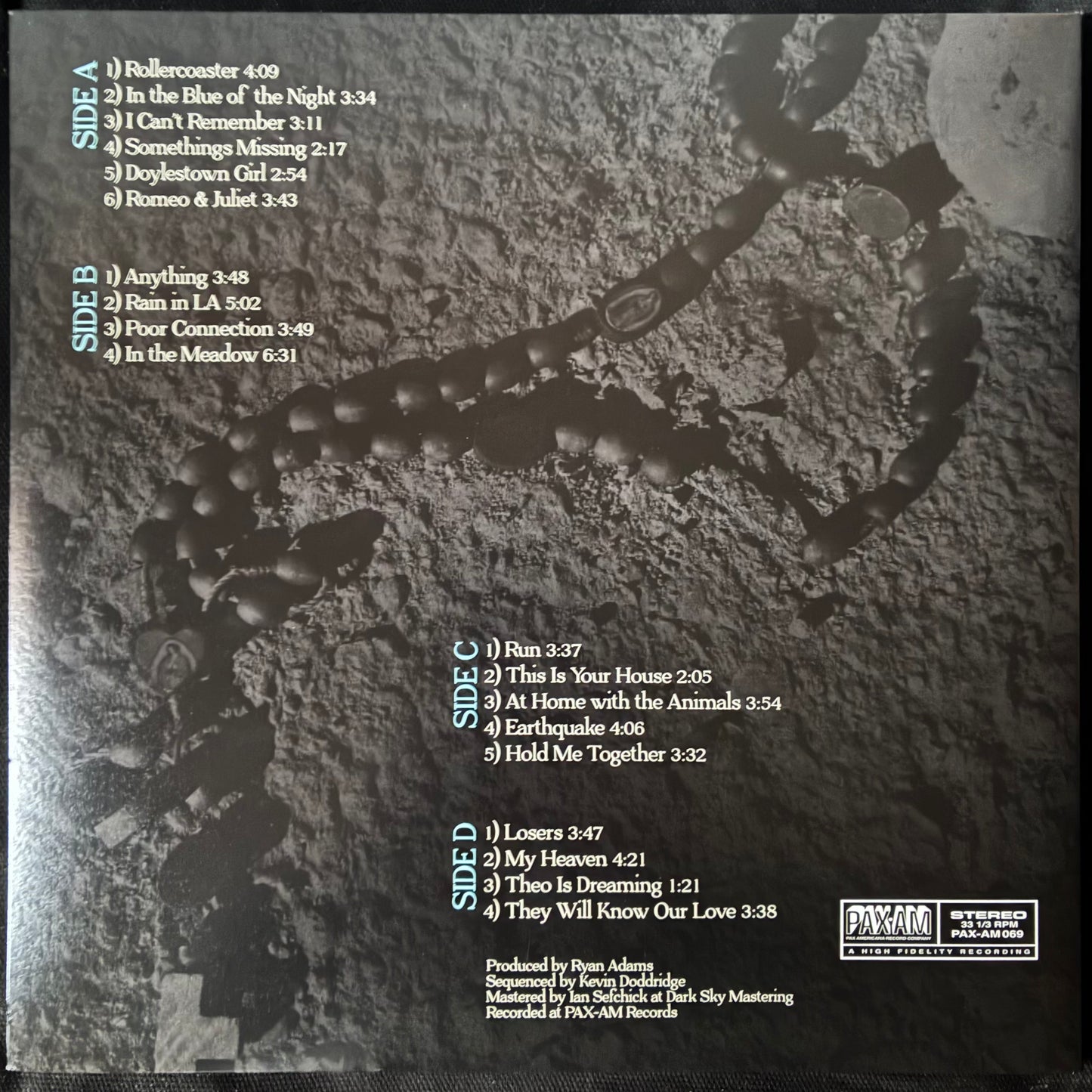 RYAN ADAMS - ROMEO & JULIET (2LP) (BLUE COLOURED) (USED VINYL 2024 M-/M-)