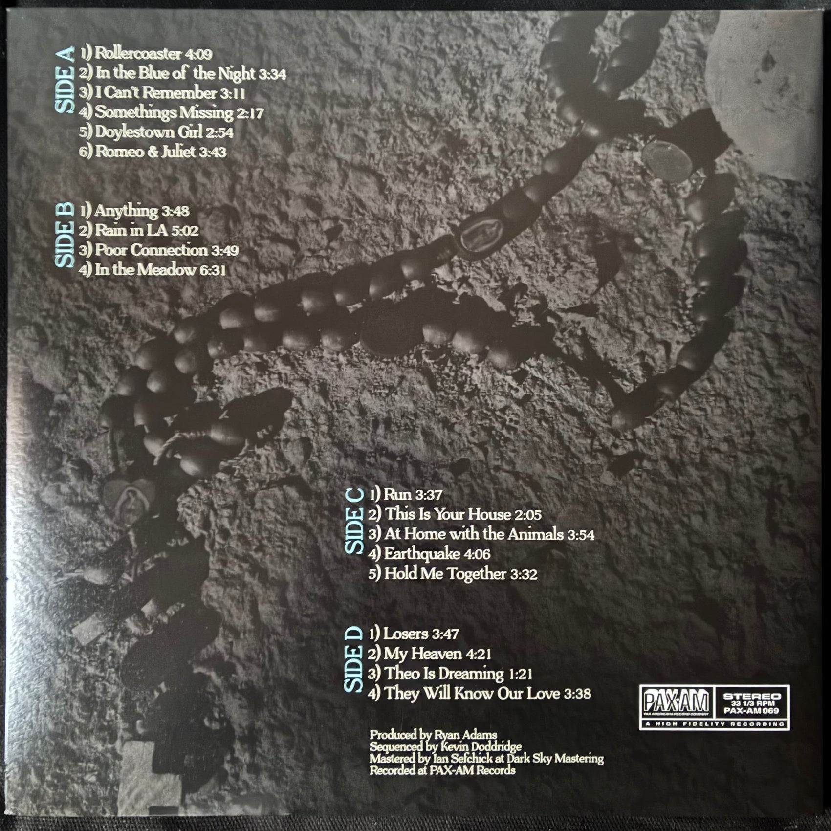 RYAN ADAMS - ROMEO & JULIET (2LP) (BLUE COLOURED) (USED VINYL 2024 M-/M-)