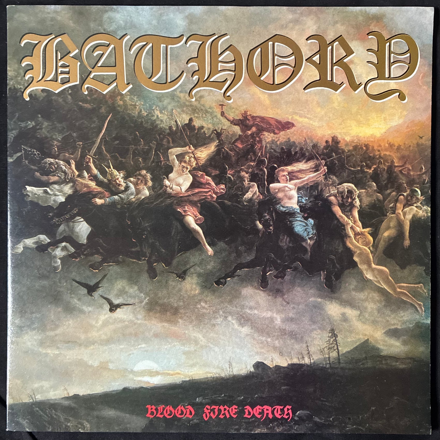 BATHORY - BLOOD FIRE DEATH (USED VINYL 1988 UK/EU M-/M-)