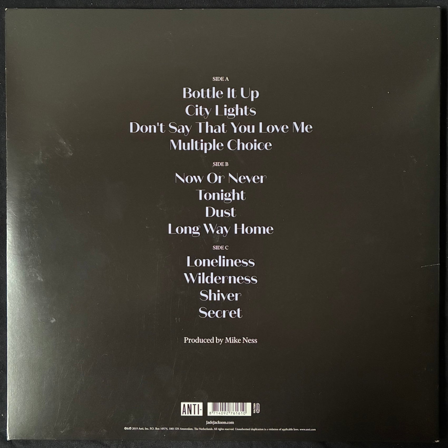 JADE JACKSON - WILDERNESS (2LP) (180GM) (USED VINYL 2019 EU M-/M-)