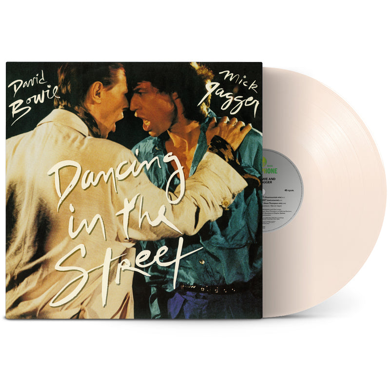 DAVID BOWIE AND MICK JAGGER - DANCING IN THE STREET (WHITE COLOURED) VINYL