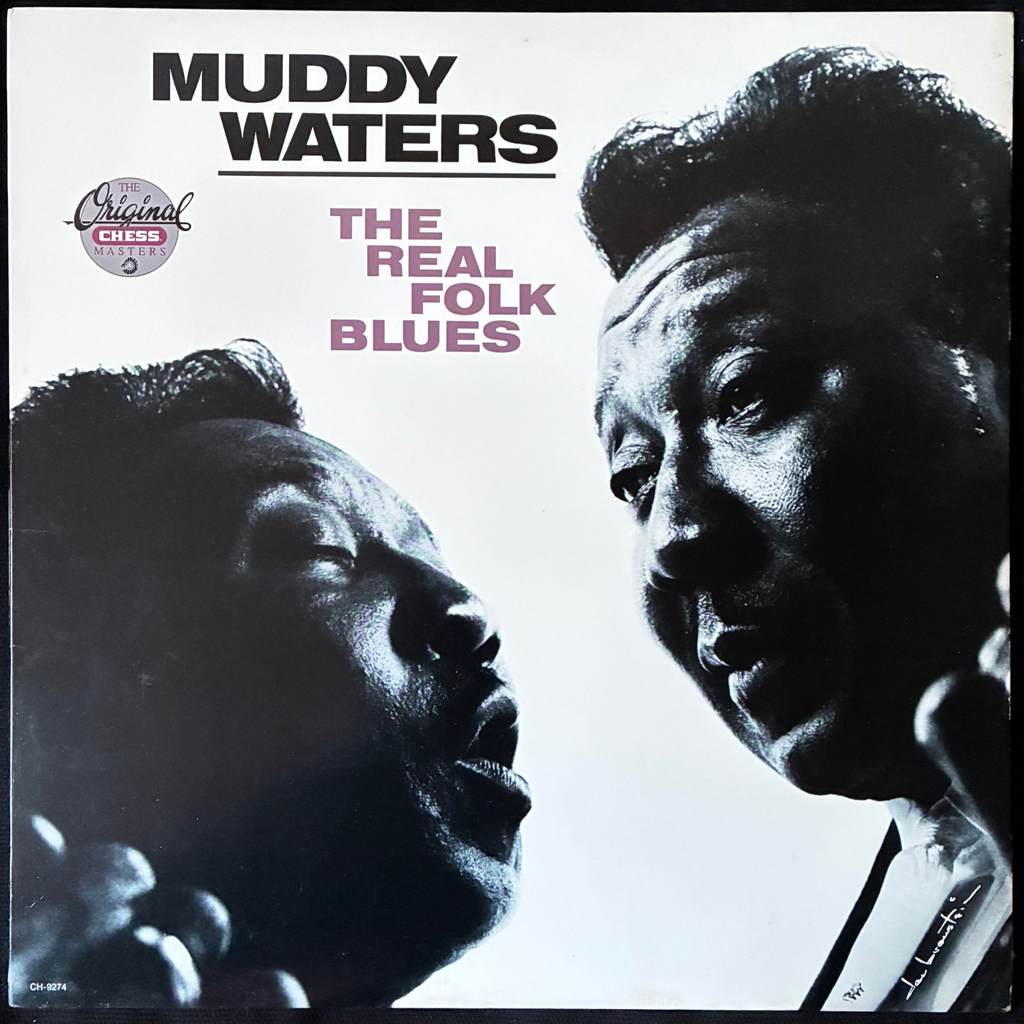 MUDDY WATERS - THE REAL FOLK BLUES (USED VINYL 1987 US M-/EX+)