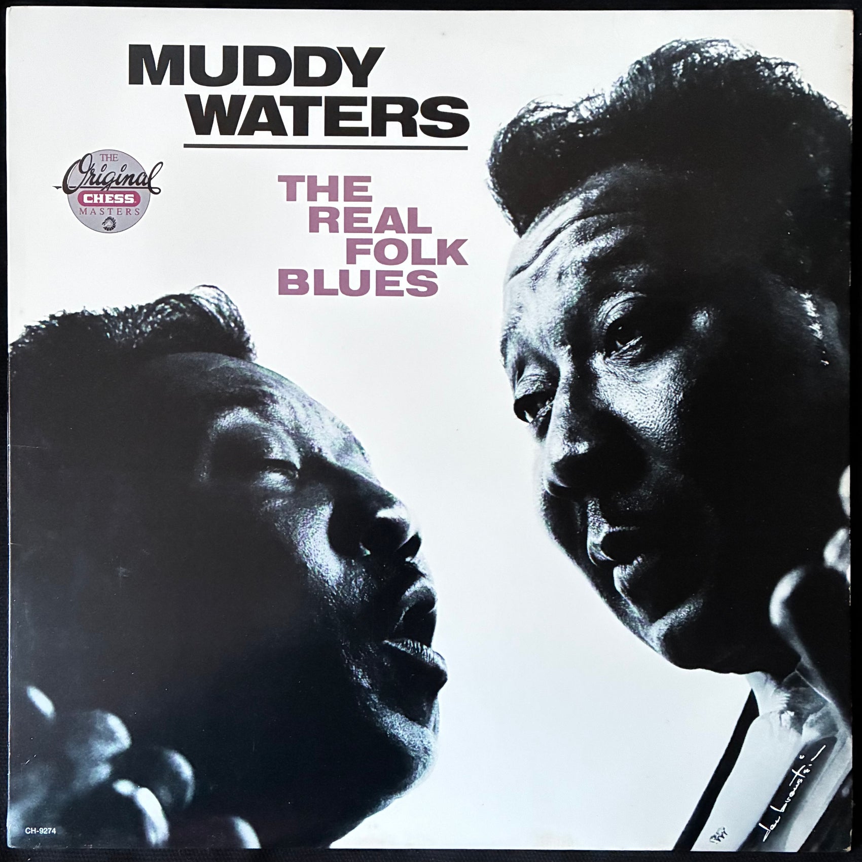 MUDDY WATERS - THE REAL FOLK BLUES (USED VINYL 1987 US M-/EX+)