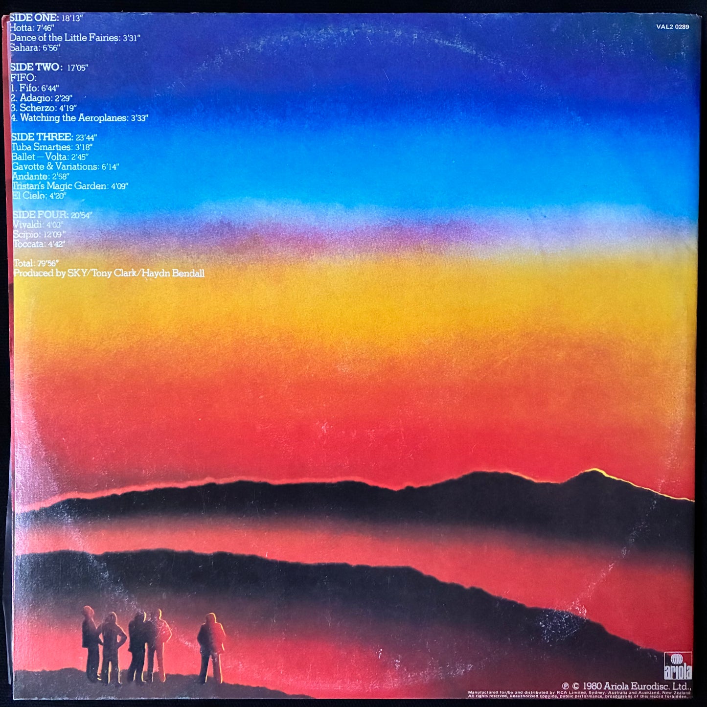 SKY - SKY2 (2LP) (USED VINYL 1980 AUS M-/EX)