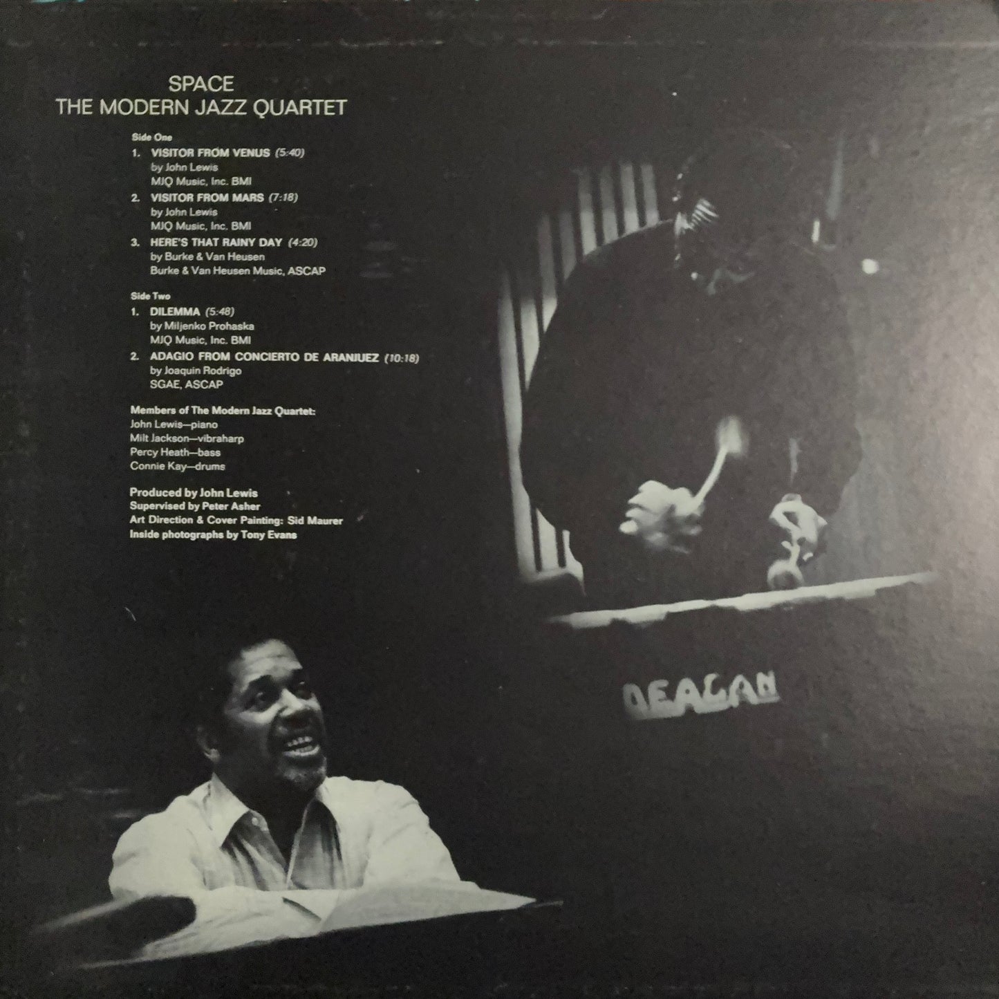 MJQ - SPACE (USED VINYL 1969 US EX/EX)