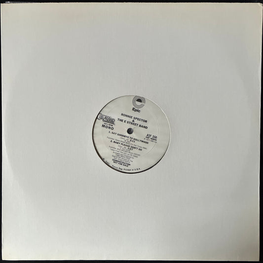 RONNIE SPECTOR - SAY GOODBYE TO HOLLYWOOD (12") (PROMO) (USED VINYL 1977 US M-)