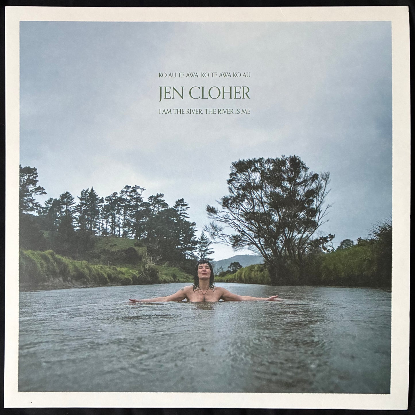 JEN CLOHER - KO AU TE AWA, KO TE AWA KO AU | I AM THE RIVER, THE RIVER IS ME (GREEN COLOUR) (USED VINYL 2023 AUS M-/M-)