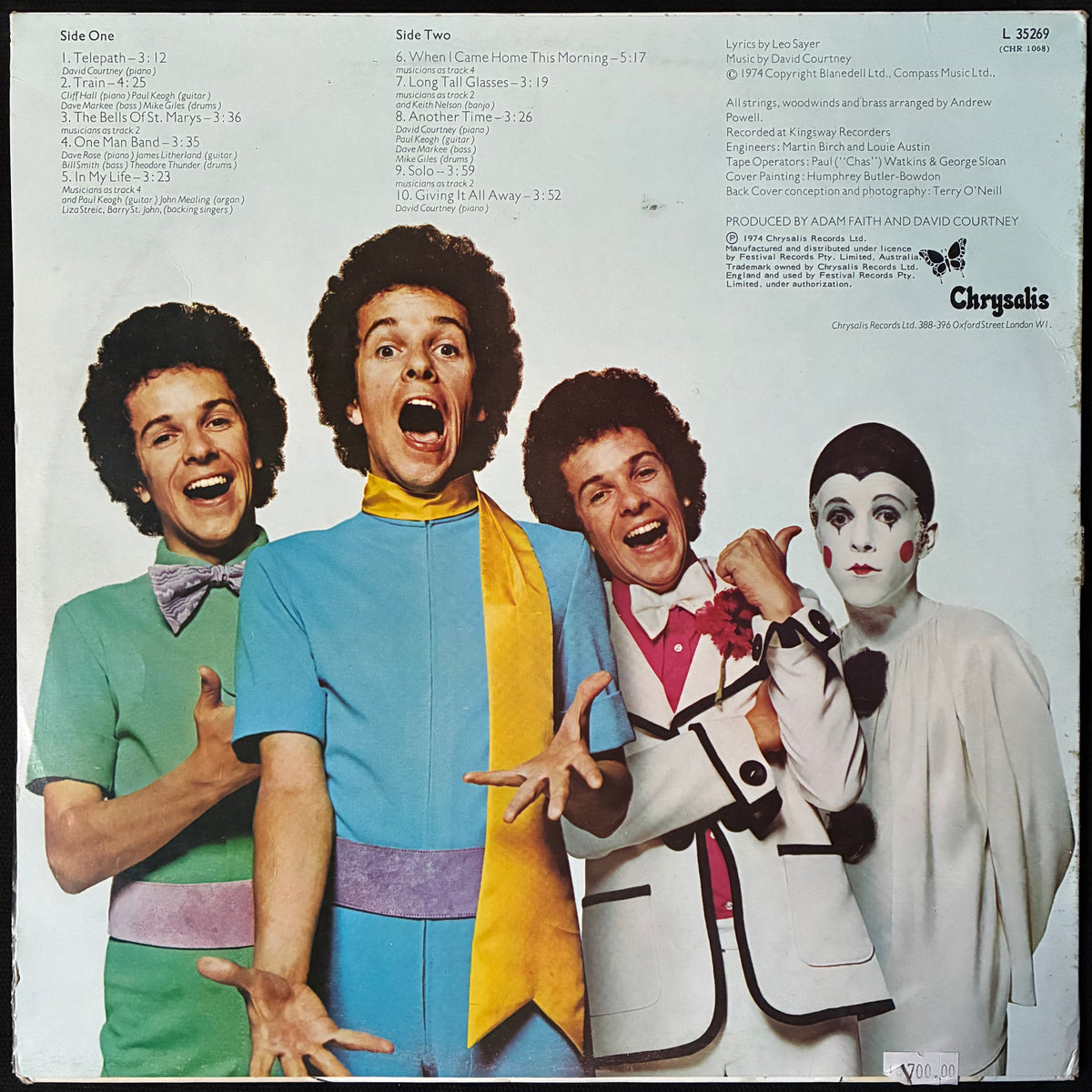 LEO SAYER - JUST A BOY (USED VINYL 1974 AUS EX+/EX-)