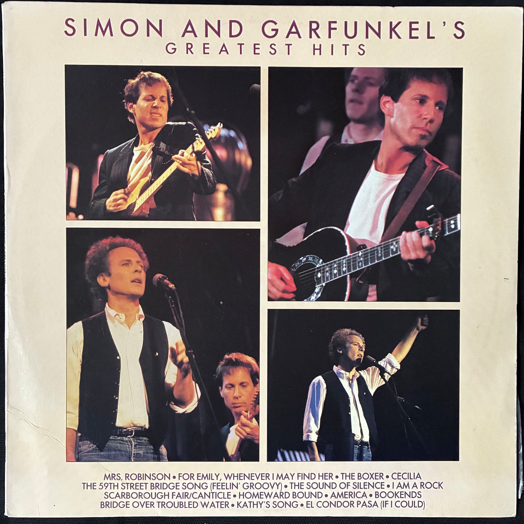 SIMON AND GARFUNKEL - SIMON AND GARFUNKEL'S GREATEST HITS (USED VINYL 1987 AUS M-/EX)