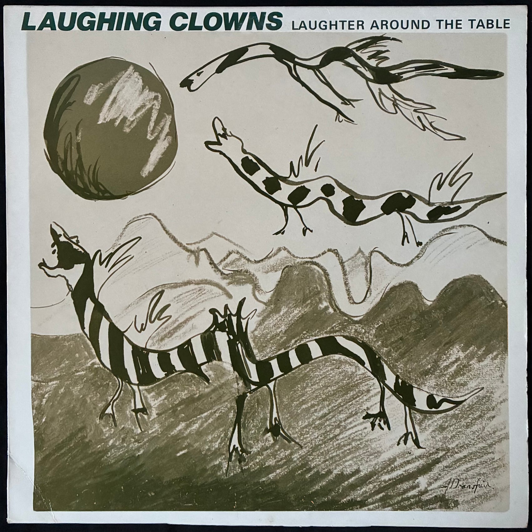 LAUGHING CLOWNS - LAUGHTER AROUND THE TABLE (USED VINYL 1983 UK M-/VG+)