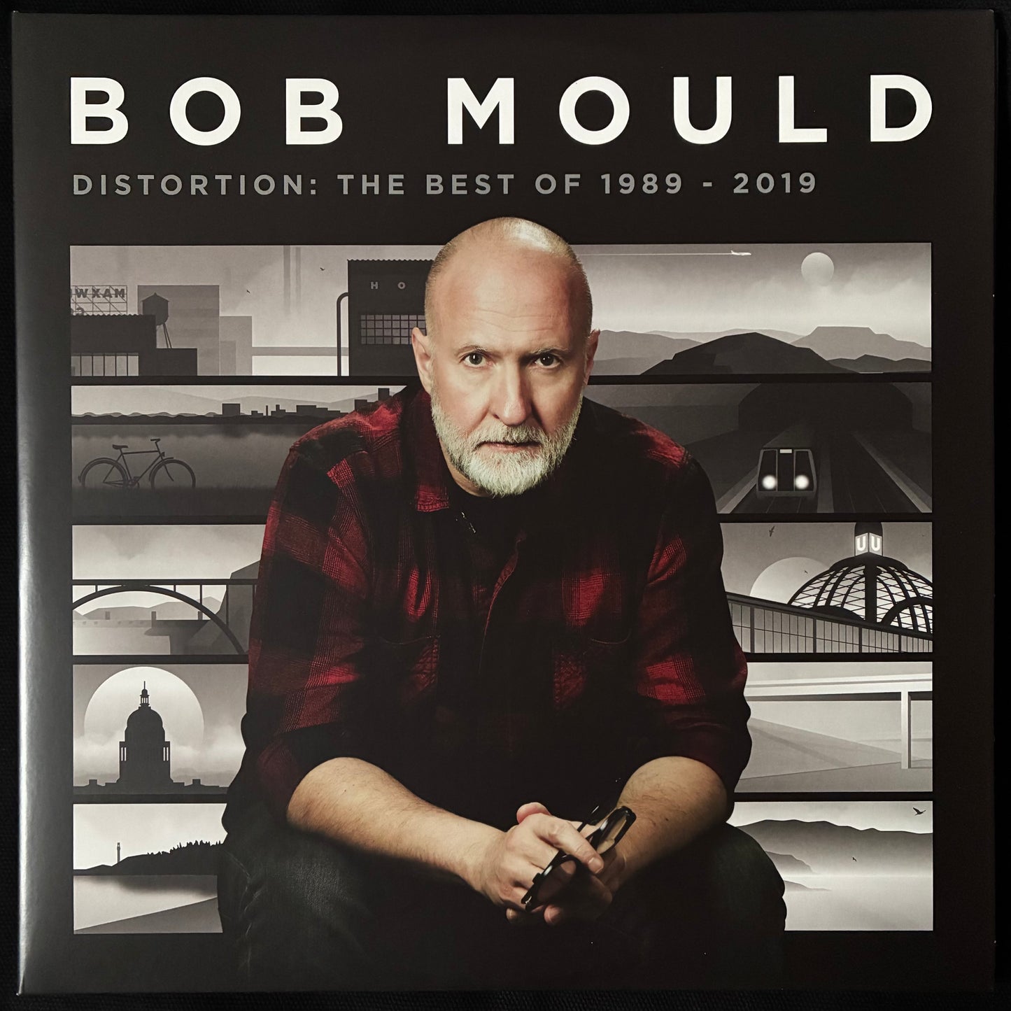BOB MOULD - DISTORTION : THE BEST OF 1989-2019 (2LP) (CLEAR COLOURED) (USED VINYL 2021 UK/EU M-/M-)