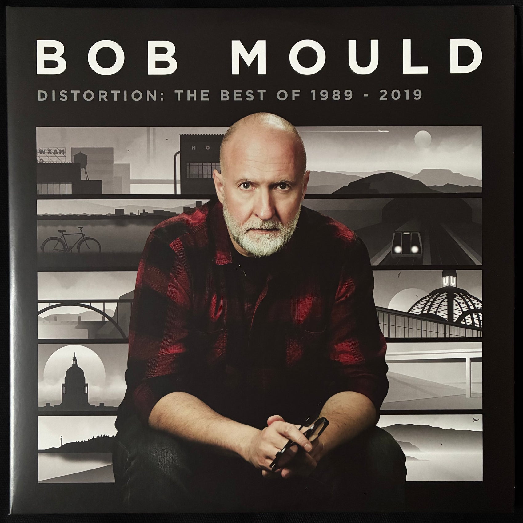 BOB MOULD - DISTORTION : THE BEST OF 1989-2019 (2LP) (CLEAR COLOURED) (USED VINYL 2021 UK/EU M-/M-)