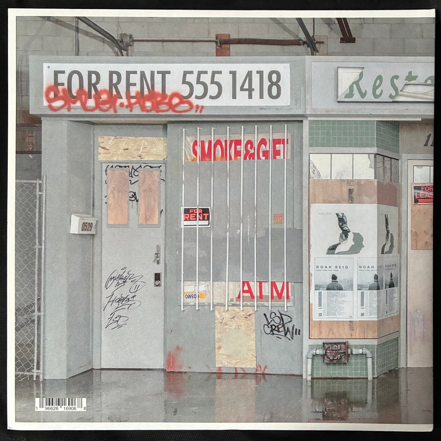 NOAH REID - ADJUSTMENTS (SIGNED+3D LAMINATE) (USED VINYL 2022 CANADA M-/M-)