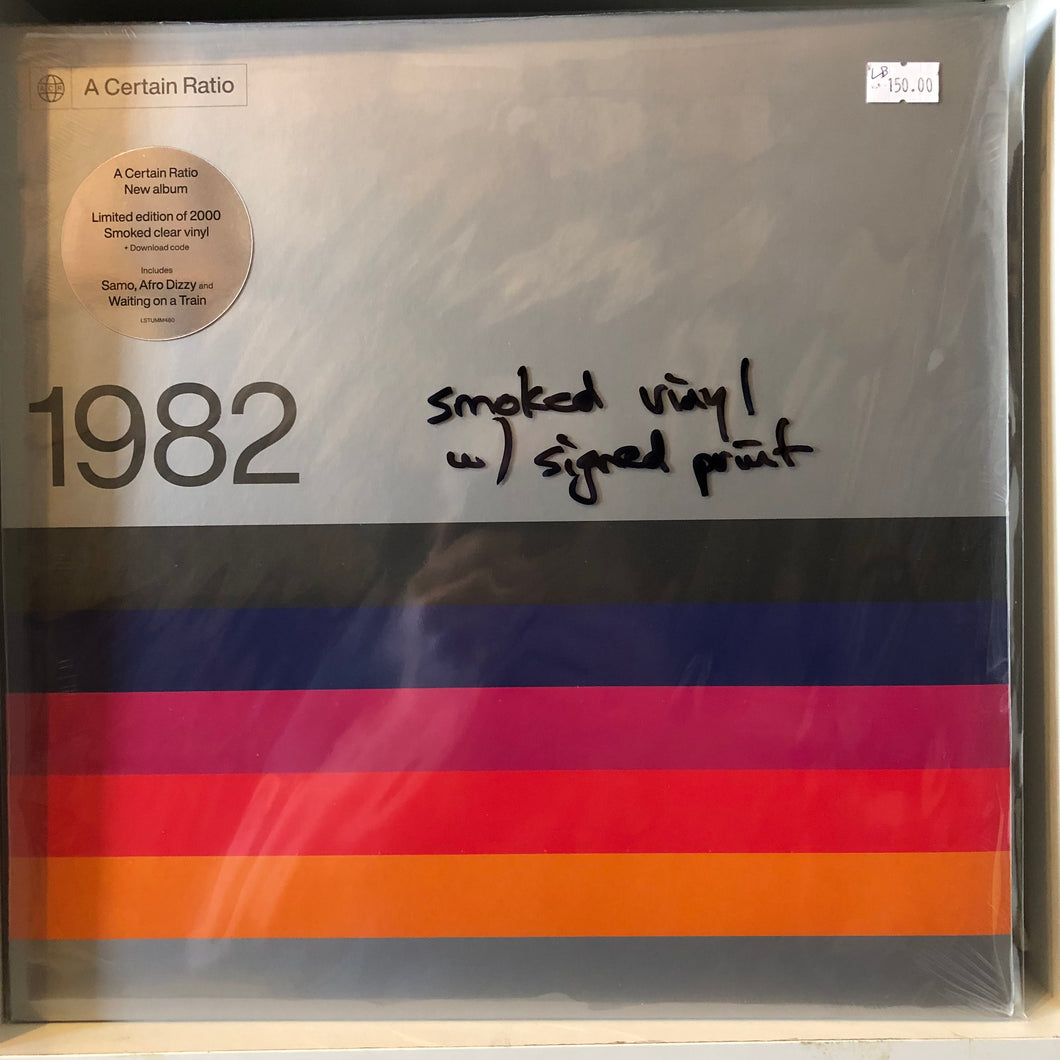 A CERTAIN RATIO – 1982 (SMOKED COLOURED + SIGNED PRINT) VINYL