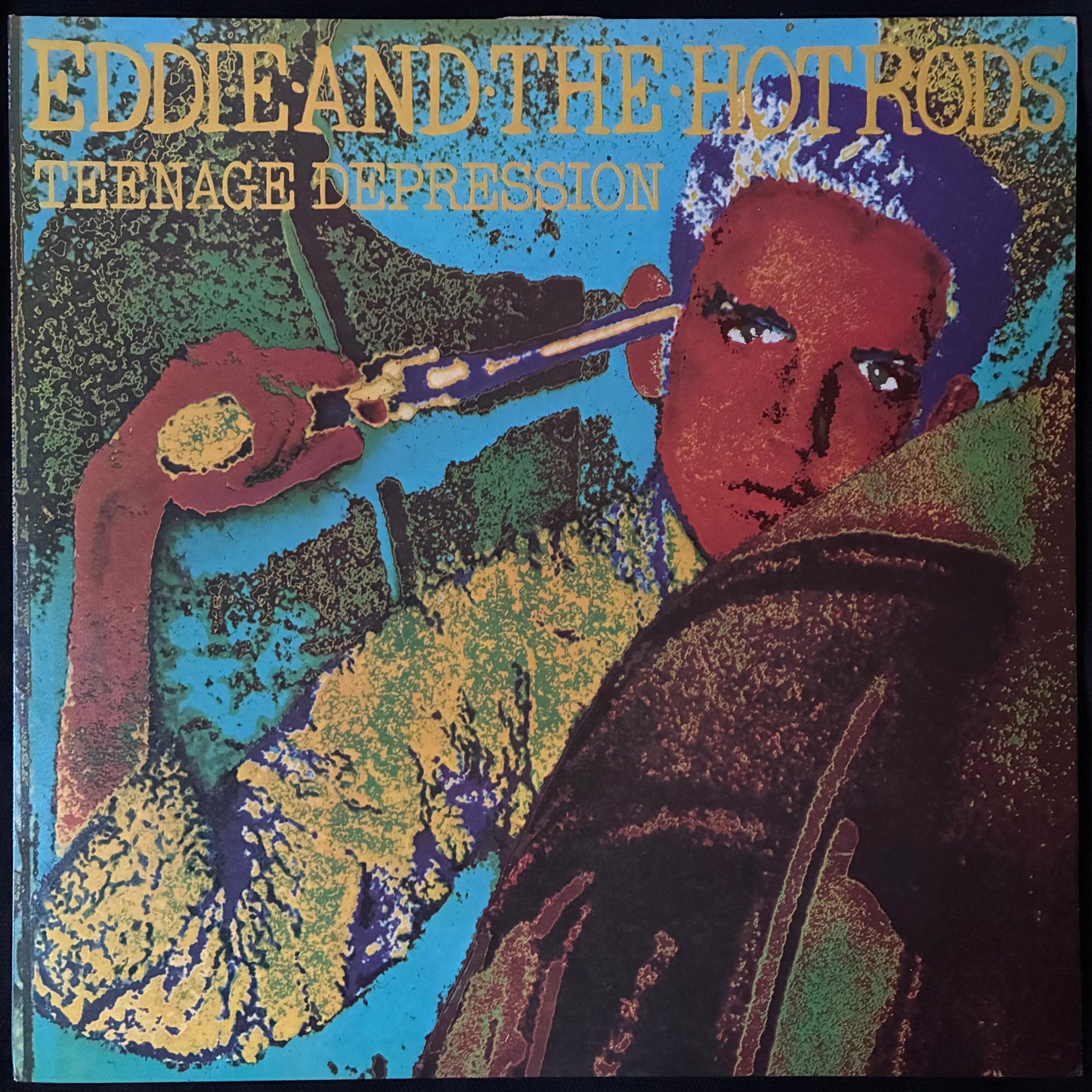 EDDIE AND THE HOTRODS - TEENAGE DEPRESSION (USED VINYL 1976 UK M-/M-)