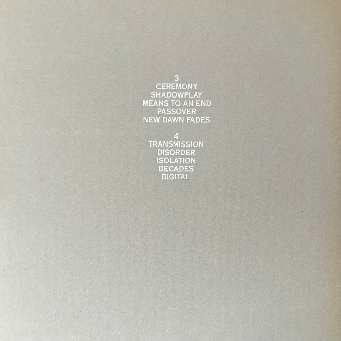 JOY DIVISION - STILL (2LP) (USED VINYL 1981 UK M-/EX+)