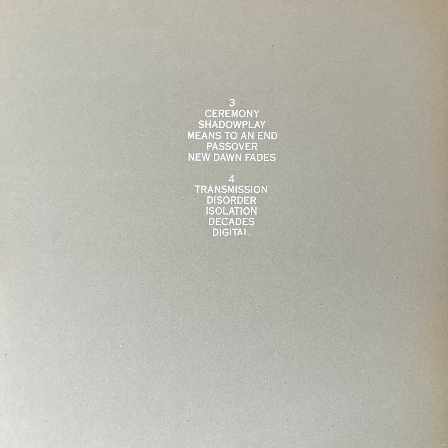 JOY DIVISION - STILL (2LP) (USED VINYL 1981 UK M-/EX+)