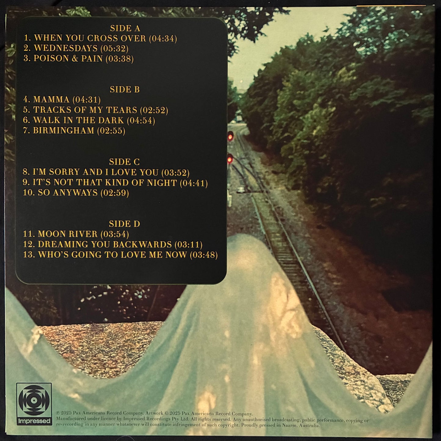 RYAN ADAMS - ANOTHER WEDNESDAY (2LP) (CLEAR/BLACK SPLATTER VINYL) (USED VINYL 2025 M-/M-)