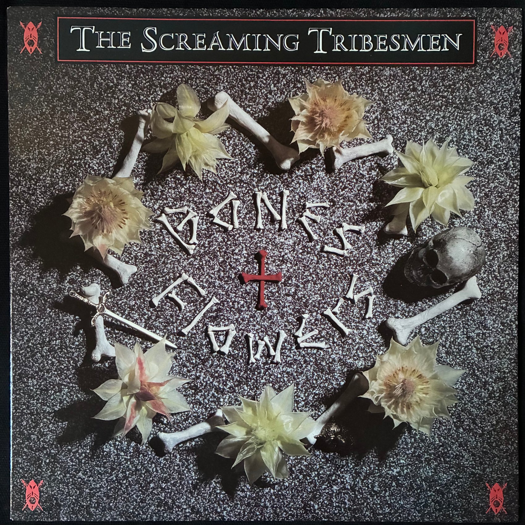 SCREAMING TRIBESMEN - BONES AND FLOWERS (USED VINYL 1987 AUS M-/M-)