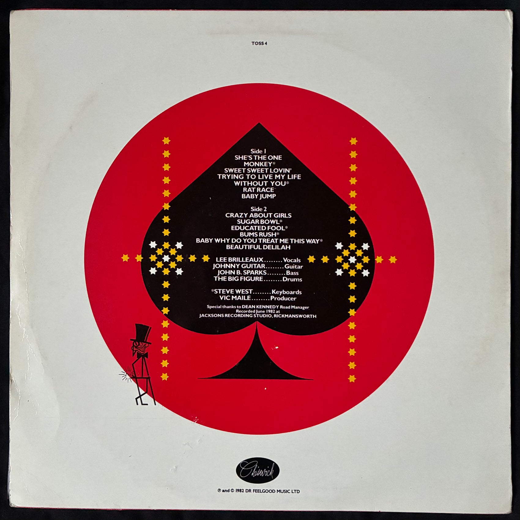 DR FEELGOOD - FAST WOMEN SLOW HORSES (USED VINYL 1982 UK M-/EX)