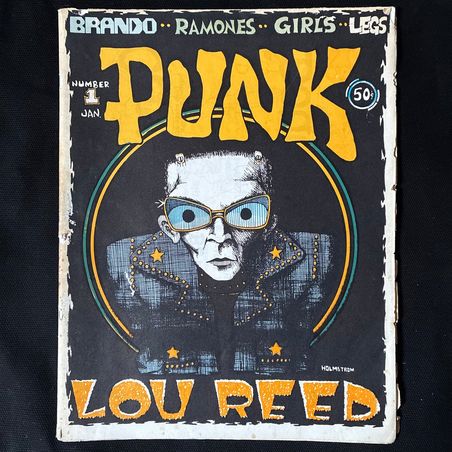 PUNK MAGAZINE VOLUME 1, NUMBER 1 - LOU REED (JAN 1976) MAGAZINE