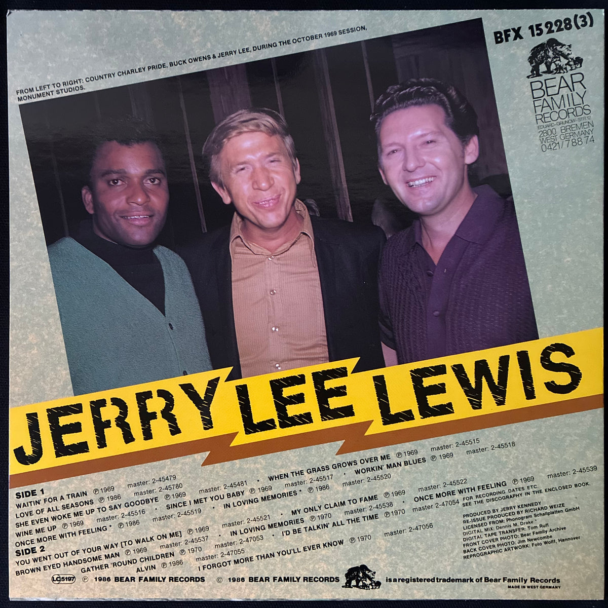 JERRY LEE LEWIS - THE KILLER 1969-1972 (11LP BOX SET) (USED VINYL 1986 GERMANY M-/M-)