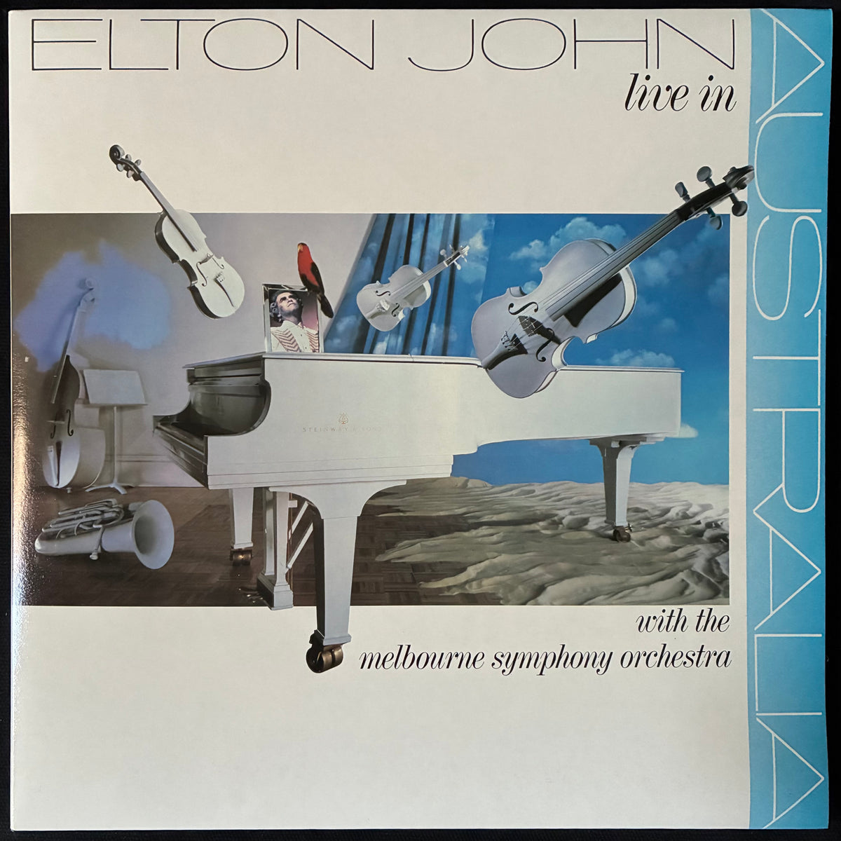 ELTON JOHN - LIVE IN AUSTRALIA WITH THE MELBOURNE SYMPHONY ORCHESTRA (2LP BOX SET) (USED VINYL 1987 UK M-/M-)