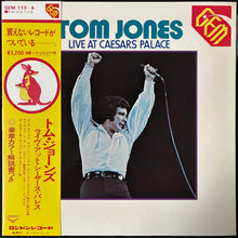 Load image into Gallery viewer, TOM JONES - LIVE AT CAESARS PALACE (2LP) (USED VINYL 1973 JAPAN M-/EX+/EX+)
