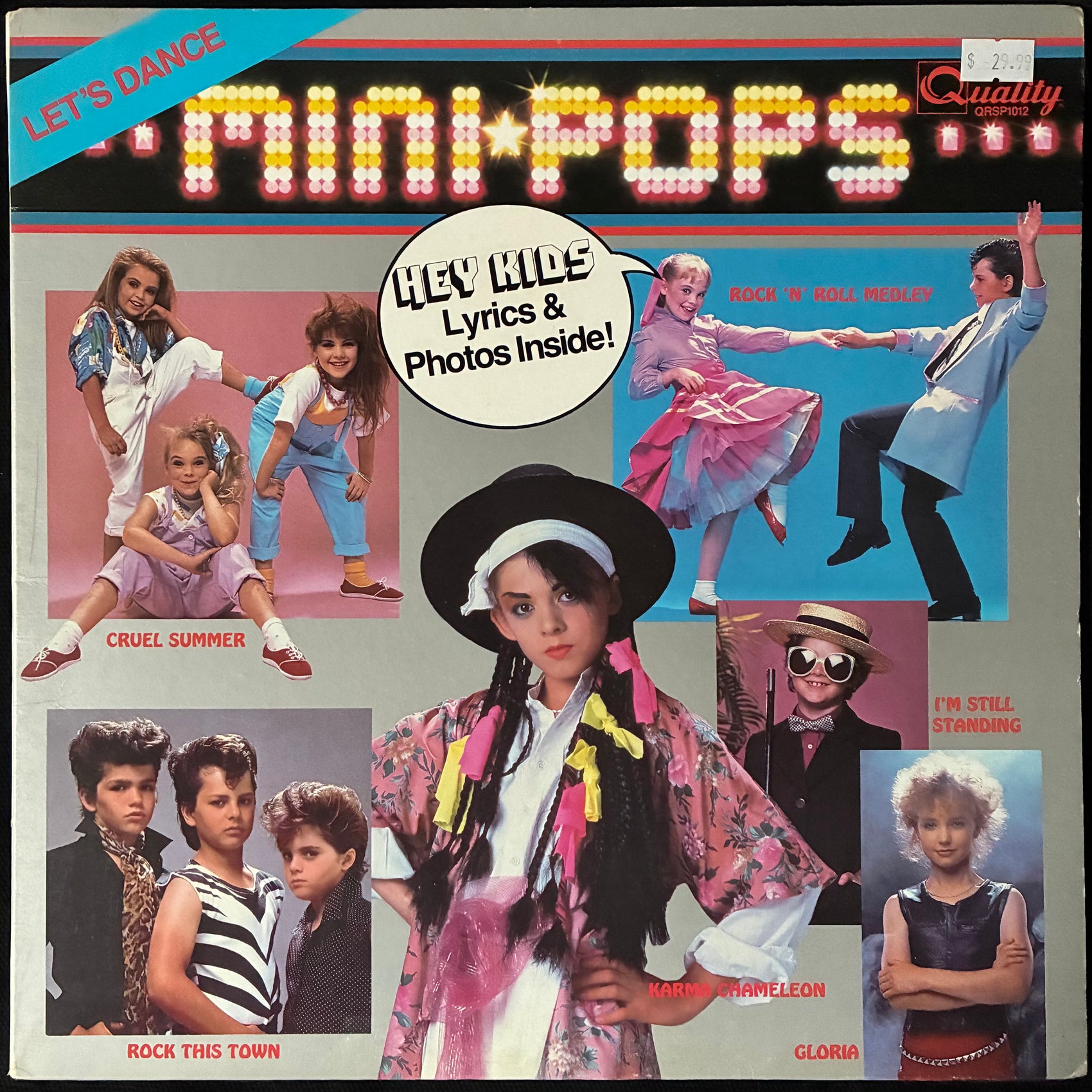 MINI-POPS - LET'S DANCE (USED VINYL 1983 CANADA M-/EX+)